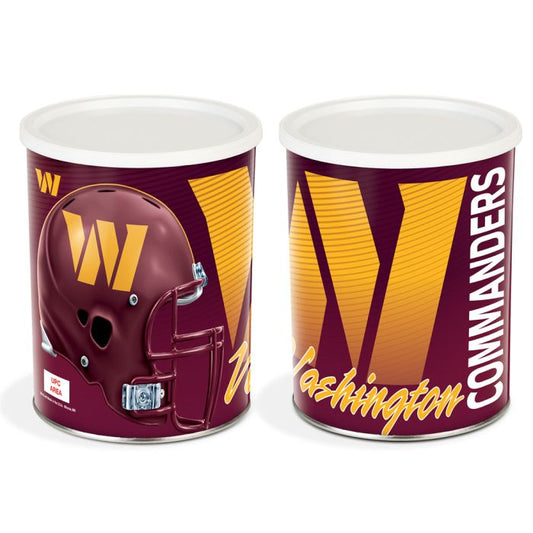 Special Edition Washington Commanders Popcorn Tin - 1 Gallon