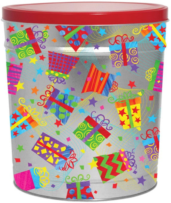 Gifts Galore Popcorn Tin - 3.5 Gallon