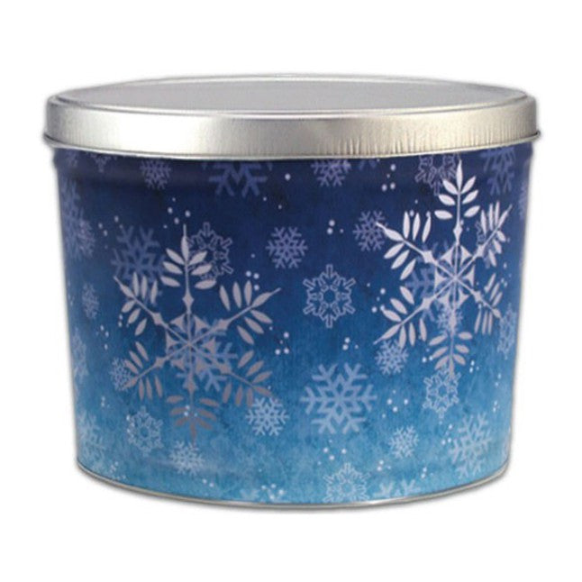 Snowflake Popcorn Tin - 2 Gallon
