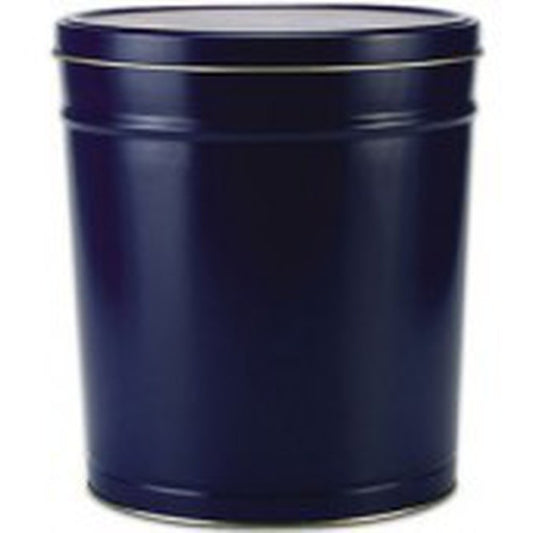 Solid Blue Popcorn Tin - 3.5 Gallon
