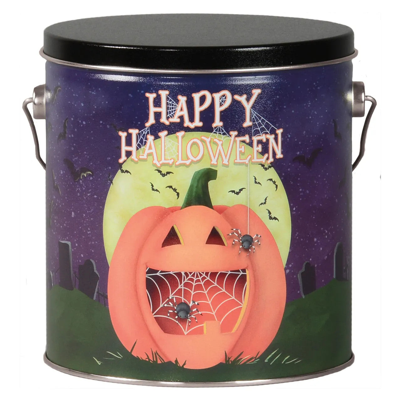 Happy Halloween Popcorn Tin - 1 Gallon
