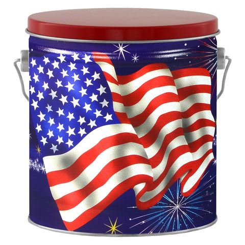 American Fireworks Popcorn Tin - 1 Gallon