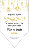 2. Wishing You A Christmas Personalized Label