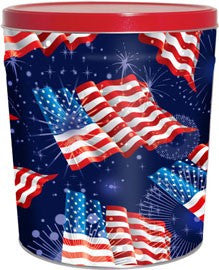 American Fireworks Popcorn Tin - 3.5 Gallon