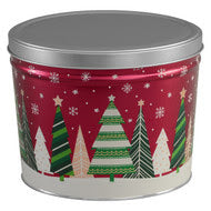 Holiday Trees Popcorn Tin - 2 Gallon
