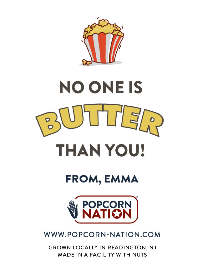No One Is Butter Than You Personalized Label