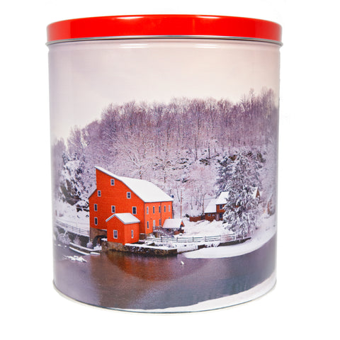 *Special Edition Red Mill Popcorn Tin - 3.5 Gallon