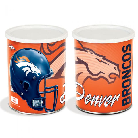 Special Edition Denver Broncos Popcorn Tin - 1 Gallon