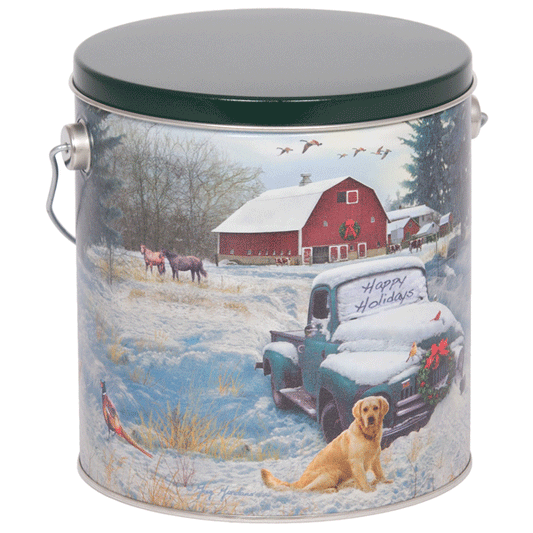 Countryside Christmas Tin - 1 Gallon