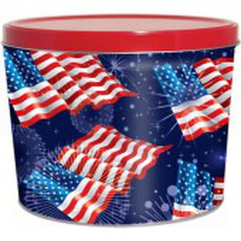 American Fireworks Popcorn Tin - 2 Gallon