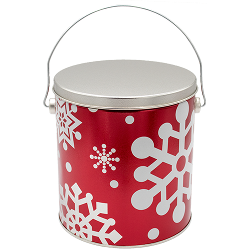 Snowflake Winter Tin - 1 Gallon