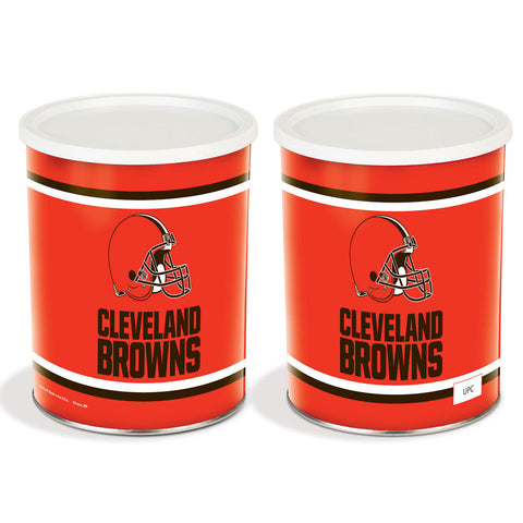 Special Edition Cleveland Browns Popcorn Tin - 1 Gallon