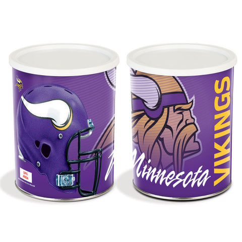 Special Edition Minnesota Vikings Popcorn Tin - 1 Gallon